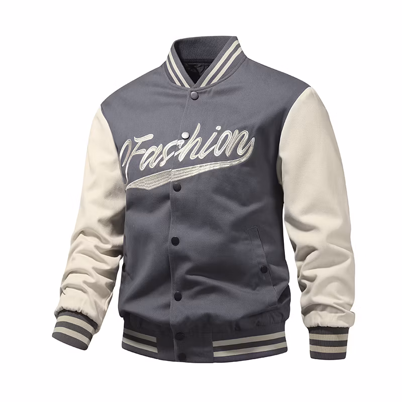 Custom Logo Beisbolera Chaqueta Fall Winter Solid Color Blank Baseball Jerseys Uniform Men Varsity Jackets Vintage Retro Jersey Couple Oversized Fashion Jacket