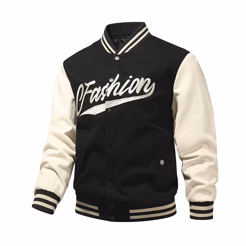 Custom Logo Beisbolera Chaqueta Fall Winter Solid Color Blank Baseball Jerseys Uniform Men Varsity Jackets Vintage Retro Jersey Couple Oversized Fashion Jacket