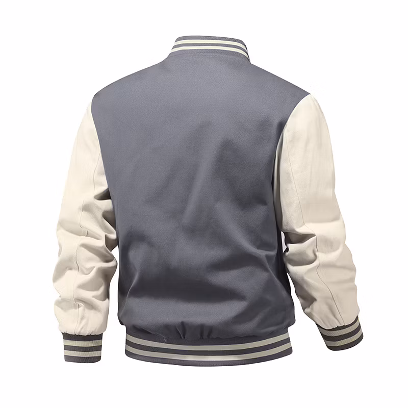 Custom Logo Beisbolera Chaqueta Fall Winter Solid Color Blank Baseball Jerseys Uniform Men Varsity Jackets Vintage Retro Jersey Couple Oversized Fashion Jacket