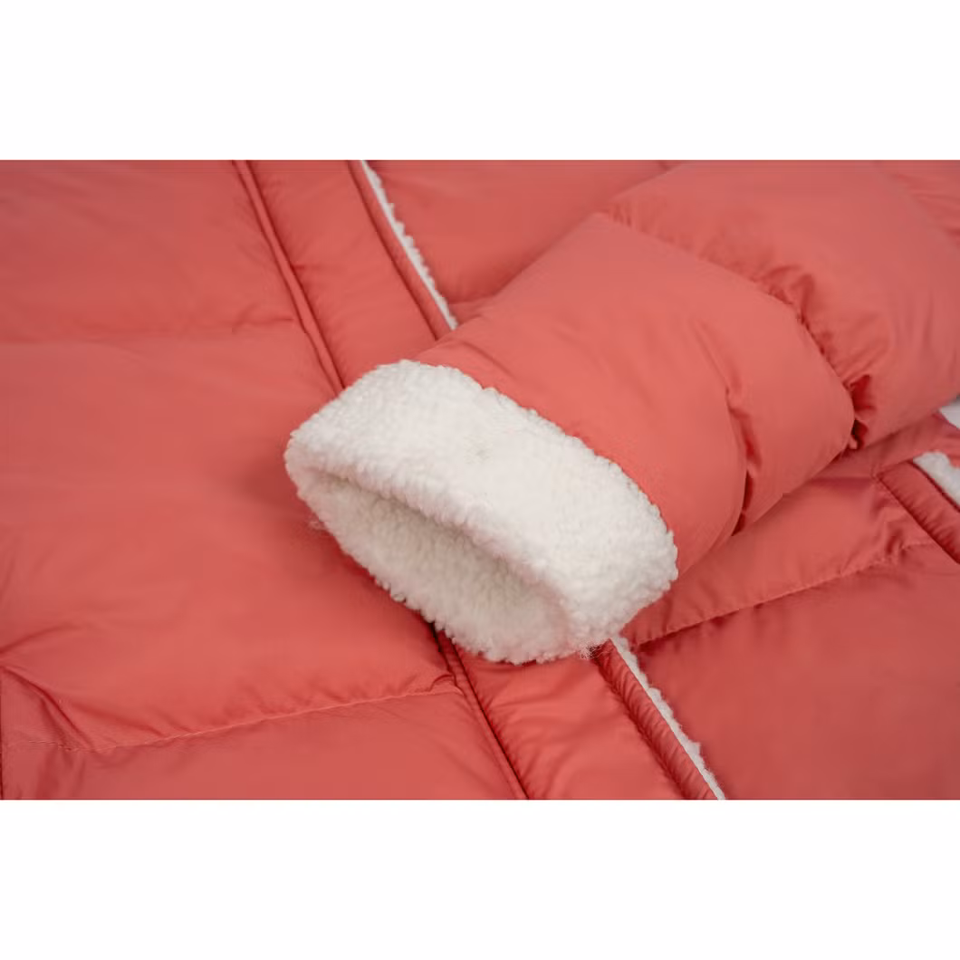 Asiapo China Factory Zara Style Women′s Girls Wide Neck Fashion Winter Warm Windbreaker Outdoor New Style Daily Beautiful Lovely Padded Puffer Jackets