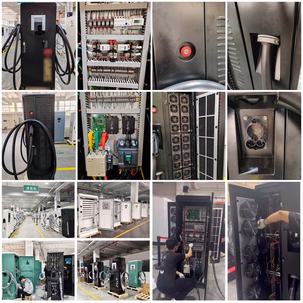 Commercial Electric Vehicle Charging Station 120kw/160kw/180kw/240kw IP54 Floor Mounted