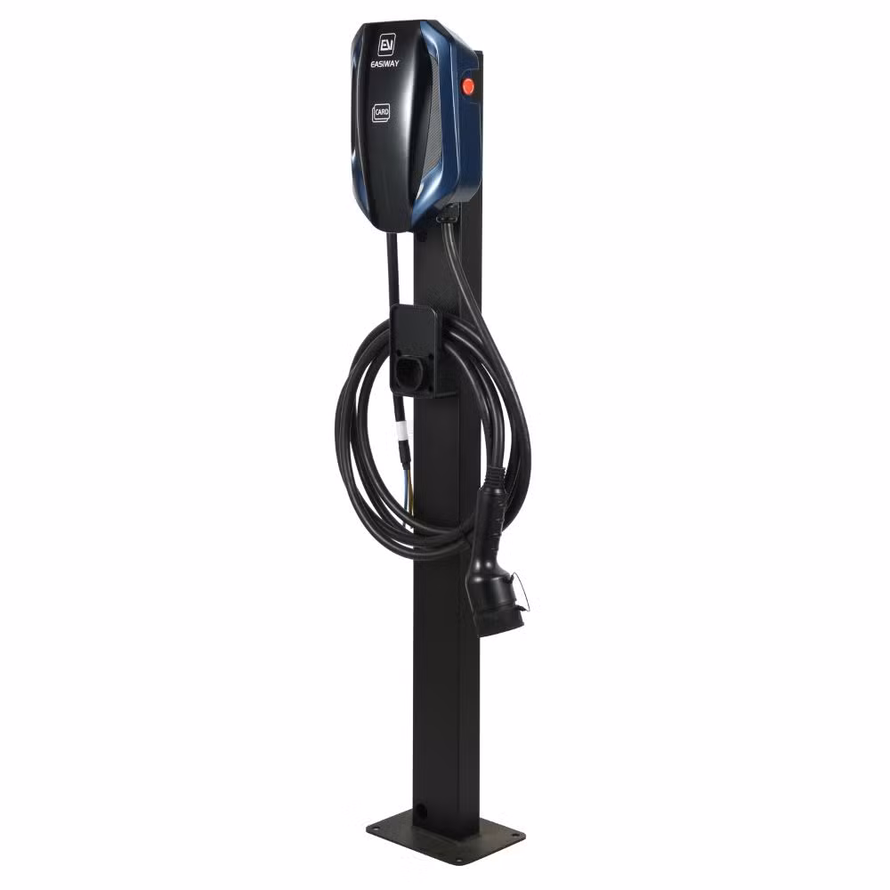 Type 2 EV Car Charger 7kw 11kw 22kw Column Wall-Mounted Installation Electric Vehicle Charging Station
