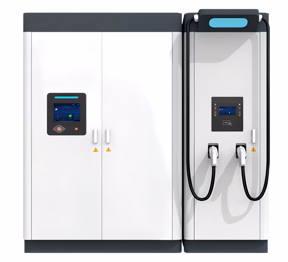 100kw EV Charger Connect on Grid PV Combined 215kwh Backup Battery Cabinet Solar-Powered Charger Smart Grid Car Charging Station