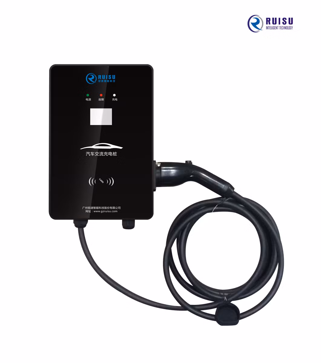 Factory Supply Attractive Price Electric Car Solar EV Charger Type 2 AC Wall Box Home 7kw Charging Station Commercial EV Charger
