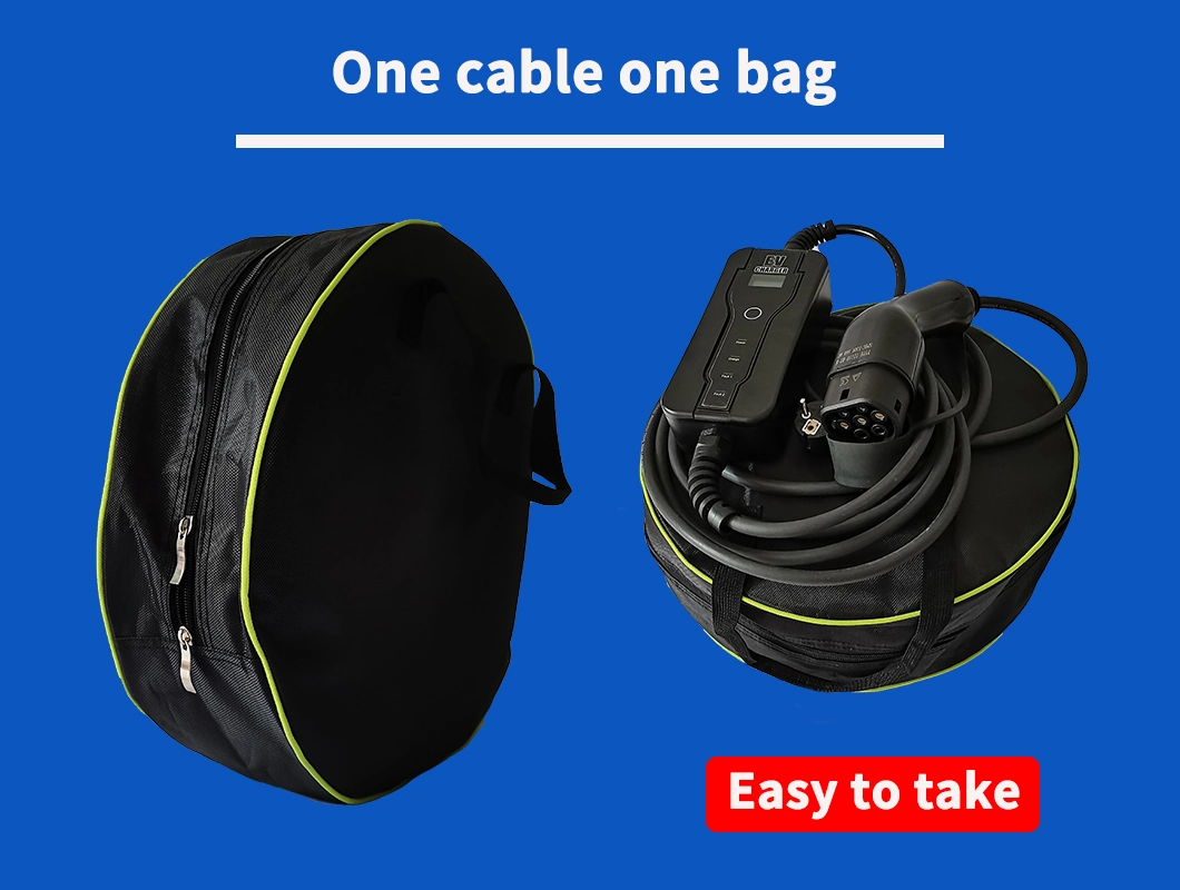 AC Electric Vehicle Charging Station Type1 Connector Plug Portable Home EV Charger