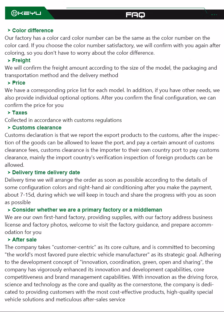 Charging Time 5-10h 45km/H Electric Commercial Vehicle Electric UTV Utility Vehicle Electric Vehicles for Elderly