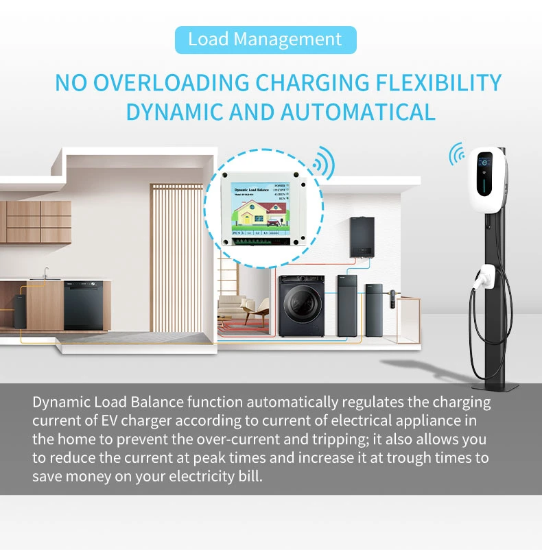 3 Phase Home Electric Car Charger EV Charging Station 11kw