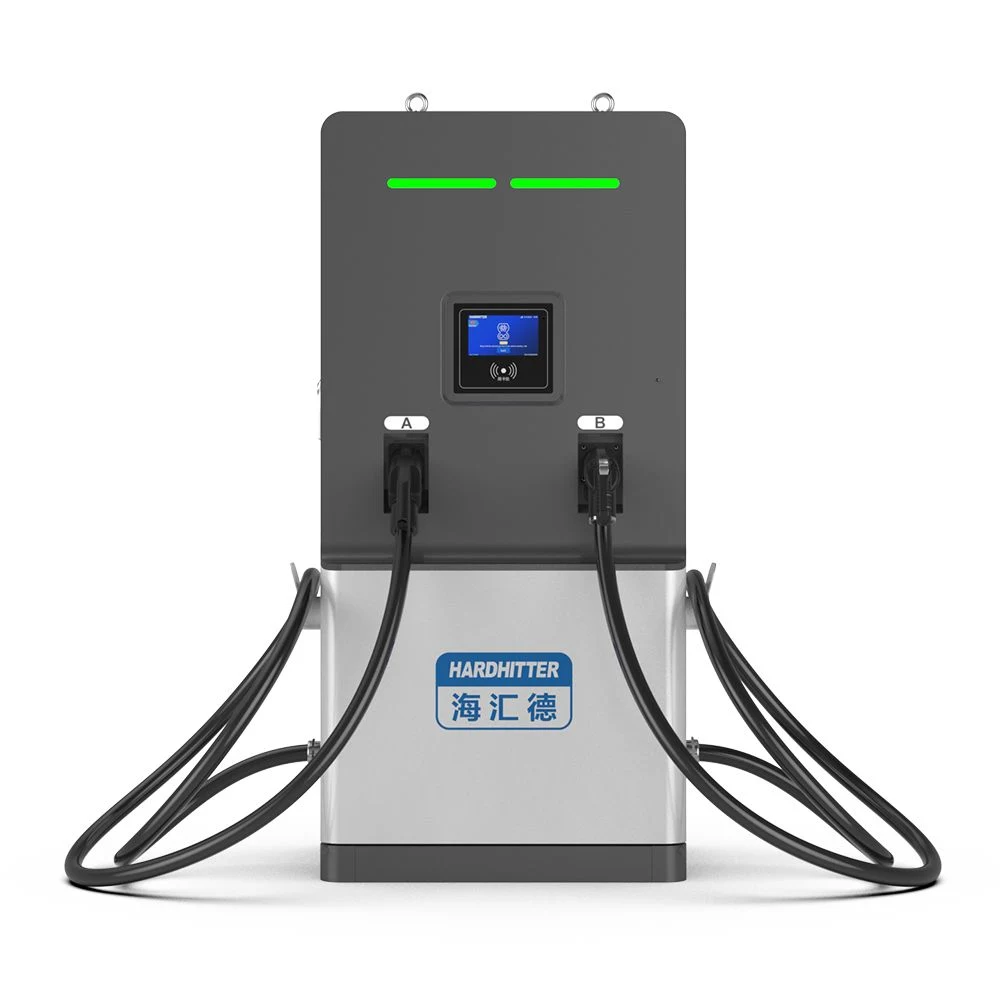 Hardhitter China Original Brand 180kw DC Fast EV Charger CCS GB/T Chademo Connector Dual Guns Public Commercial Floor Mounted DC EV Charging Station