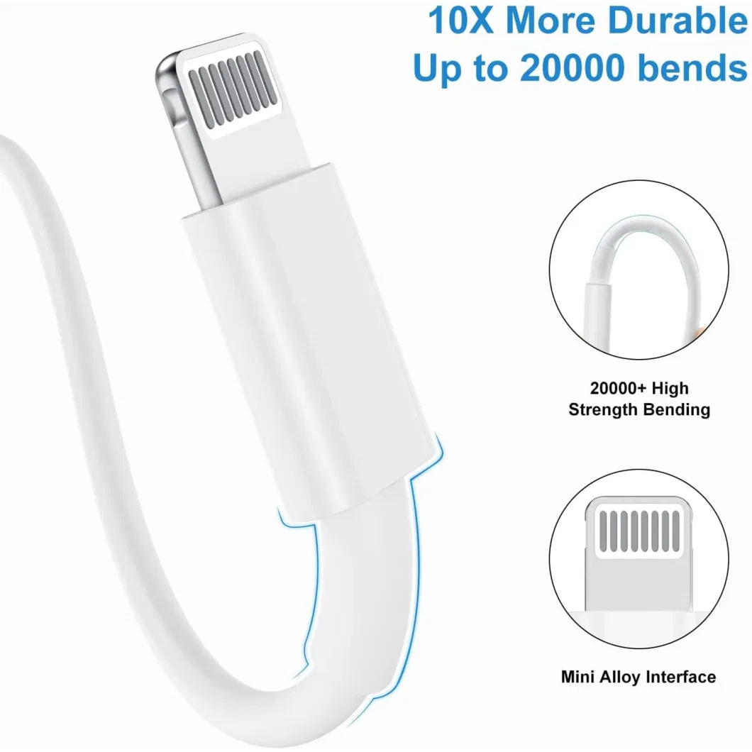 3FT 6FT 10FT TPE Lightning Cable for iPhone iPad USB Cable Phone Charger Cable Data USB C Cable for iPhone Charging Cable Phone Accessories