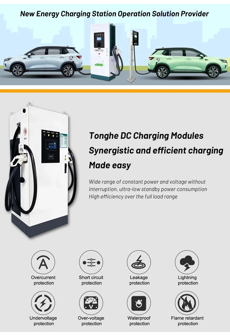 Public Commercial 60kw 120kw Charging Pile Ocpp1.6 DC EV Charger Fast Charging Station with CCS Gbt Chademo