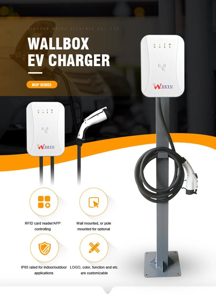 Weeyu 10 Kw Charger Station Bolt EV 2020 Electric Charging Station Cost for Chevrolet 