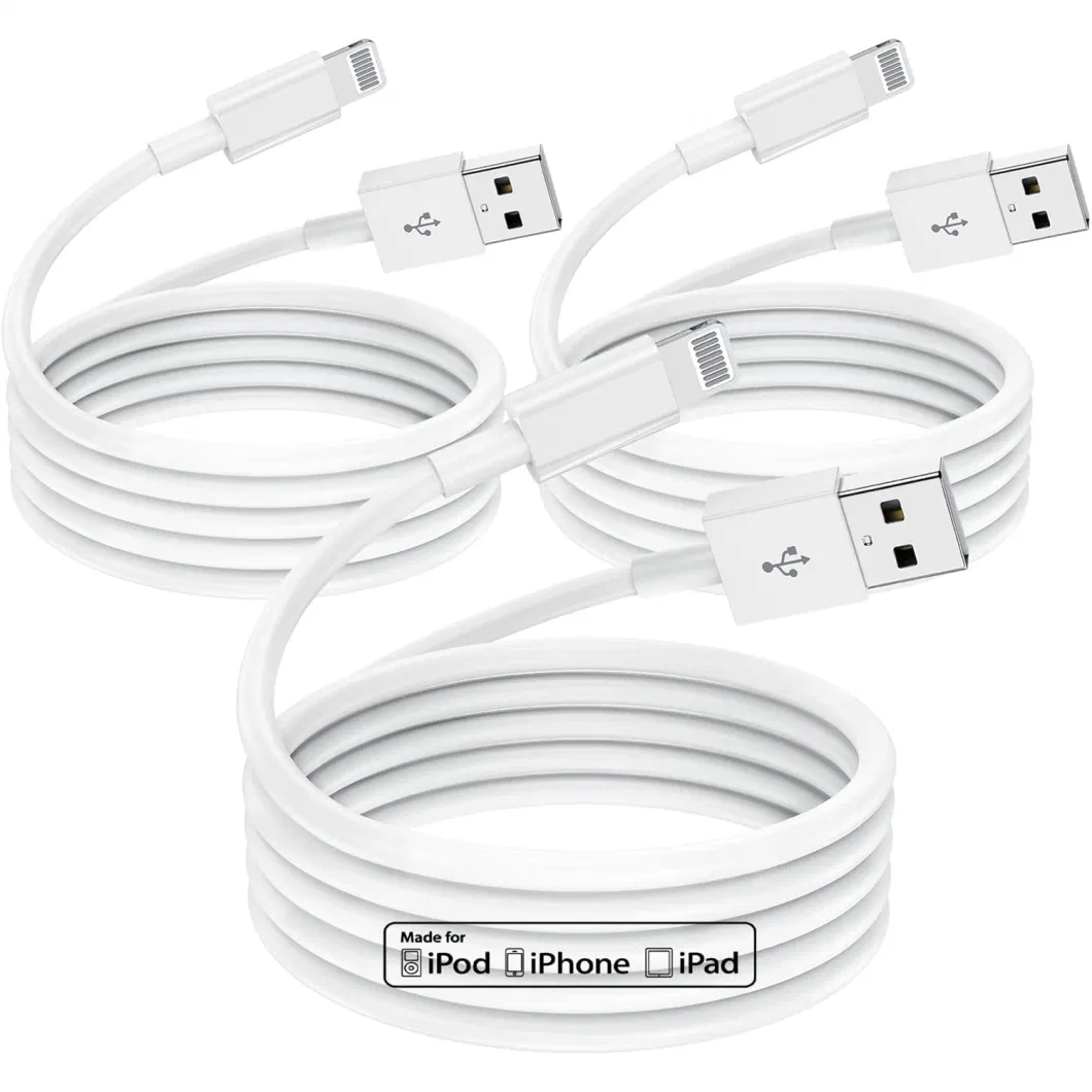 3FT 6FT 10FT TPE Lightning Cable for iPhone iPad USB Cable Phone Charger Cable Data USB C Cable for iPhone Charging Cable Phone Accessories