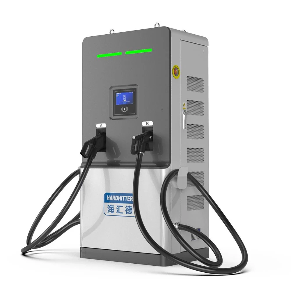 Hardhitter China Original Brand 180kw DC Fast EV Charger CCS GB/T Chademo Connector Dual Guns Public Commercial Floor Mounted DC EV Charging Station