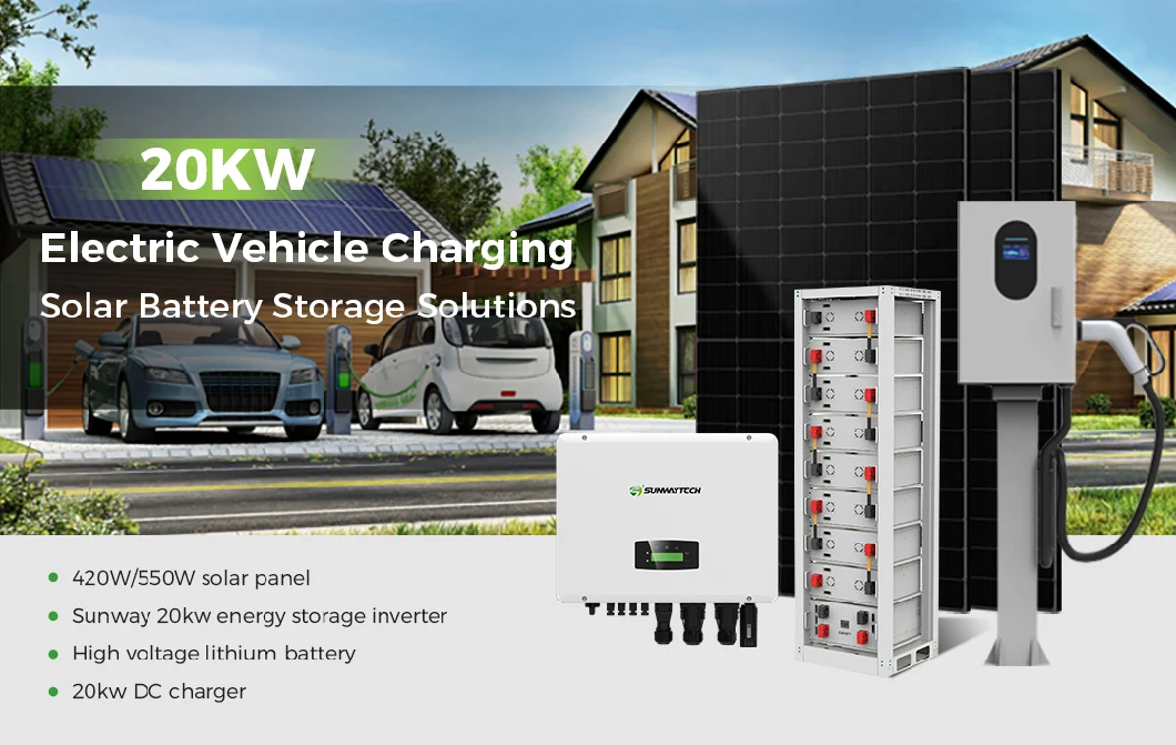 Sunway Sales Wholesale Price AC Charging 20W All in One Solar Panel Energy System Cost Power Generating for Home with EV Chargercommercial EV Charging Station