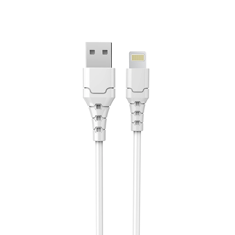 Fast Charging Cable 2m Length White Color Micro Cable Suitable for Phones Cable