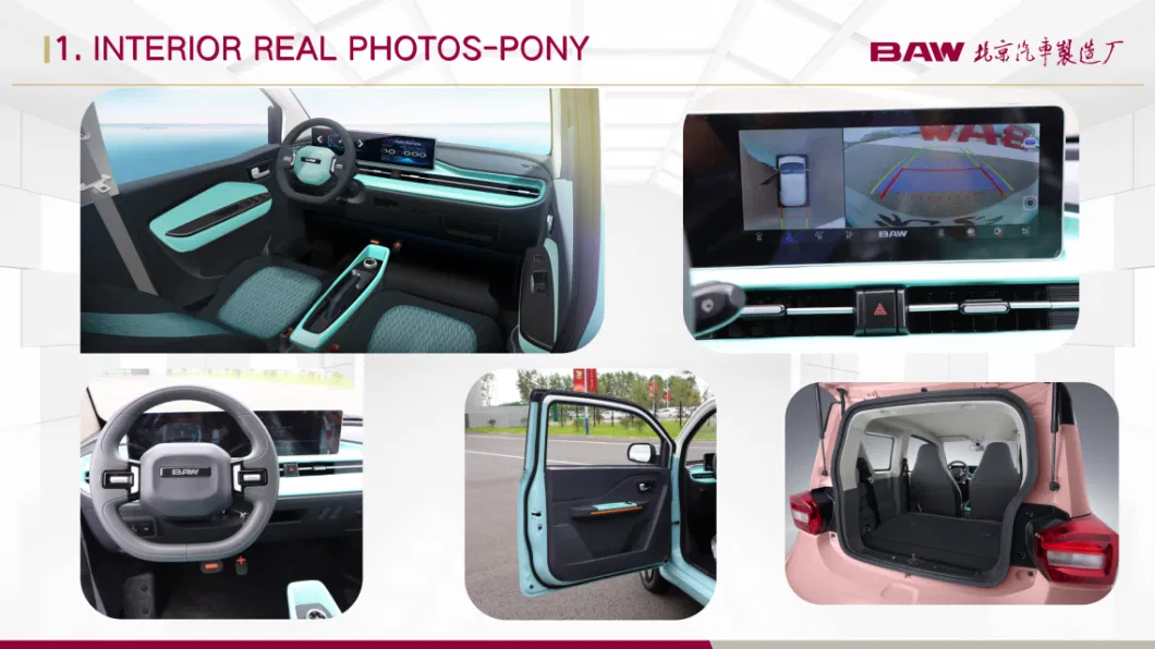 China Popular Pony EV Cars BAW Mini EV Micro Charging Car