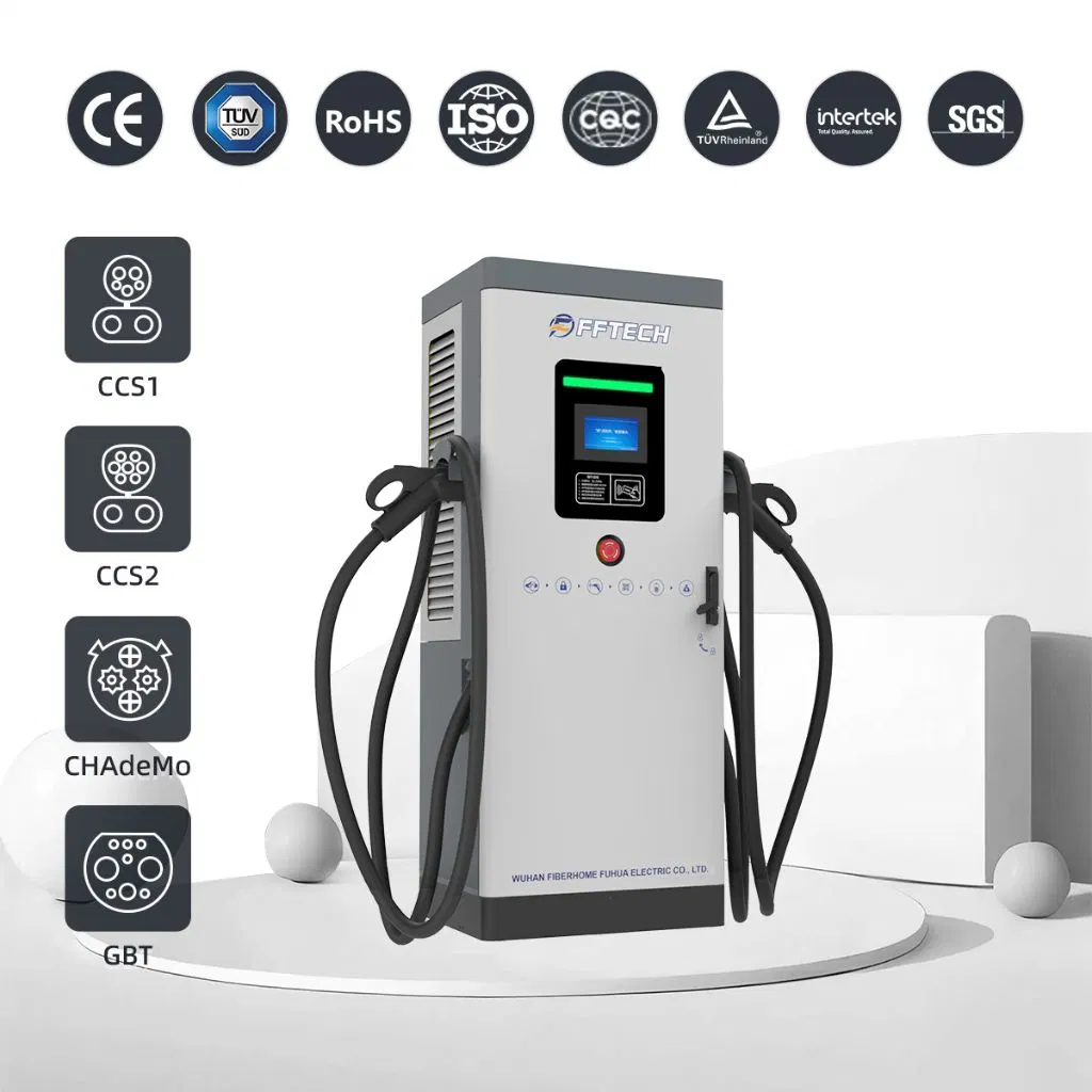 Fftech EV Charging Station DC 60-180kw IP54 Ultra Powerful Electric Car Charger