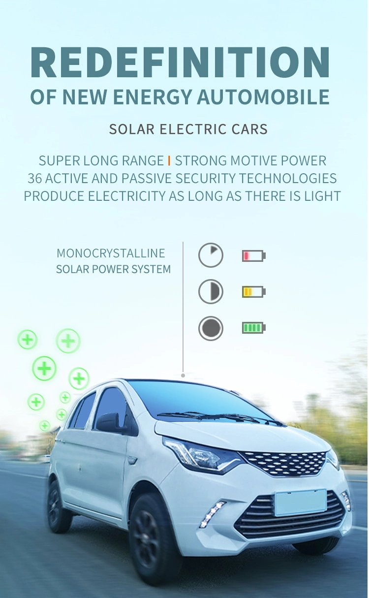 Wholesale Price Good Quality Chinese Manufacturer Solar Electric Car