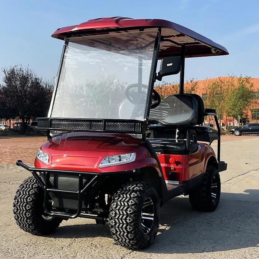 Luxury Electric Golf Cart Classic Model Solar Powered Tourist Car Wholesaler 2-8 Seat Configuration