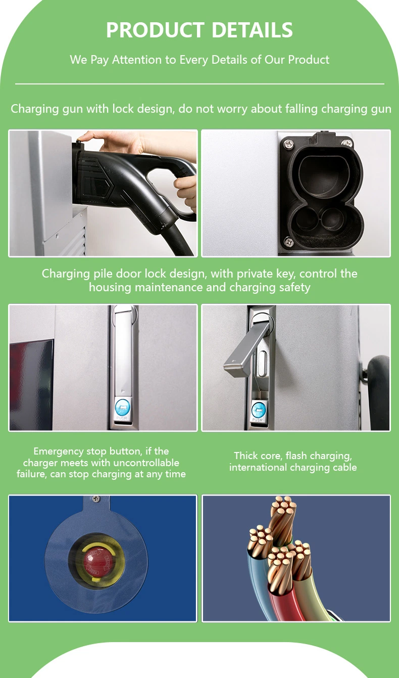 Fast DC EV Charger Commercial Solution Public 30kw 40kw 60kw Project EV Charging Stations