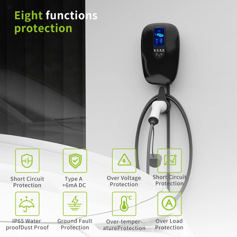 7kw Electric Car Vehicle EV Charging Station Home Use with CE