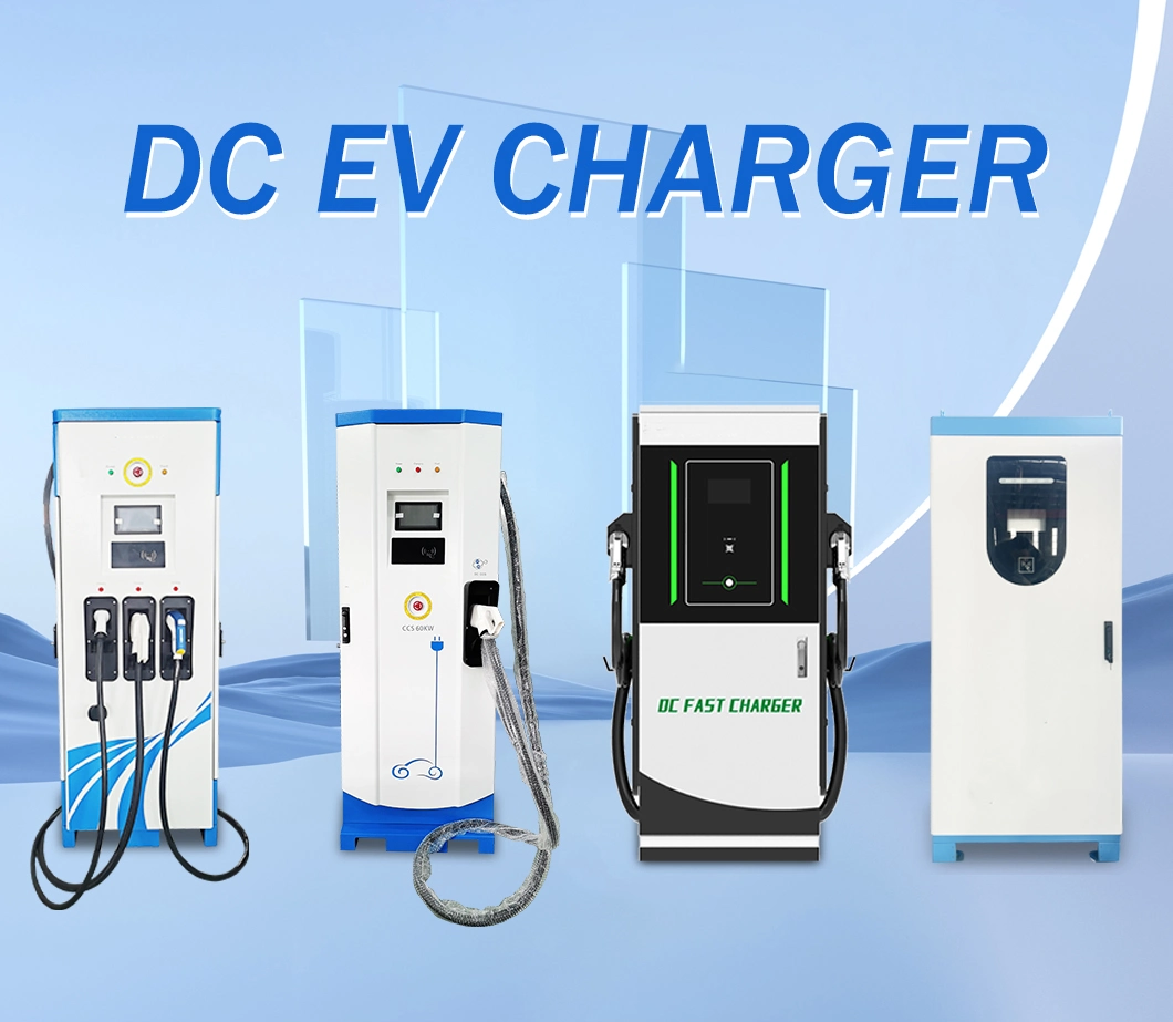 60kw 80kw DC Charger Electric Vehicle GB/T CCS1 CCS2 Chademo EV Fast Charging Stations