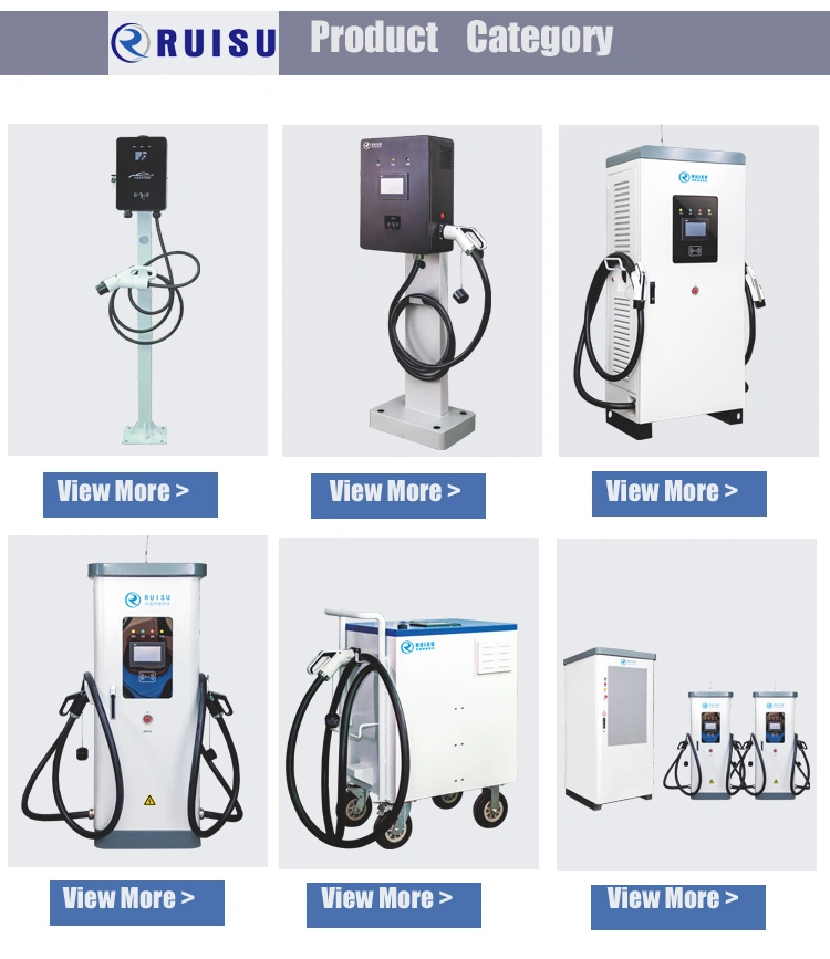 Fast Charging Station DC 30kw for EV Charging Station Type 1 Type 2