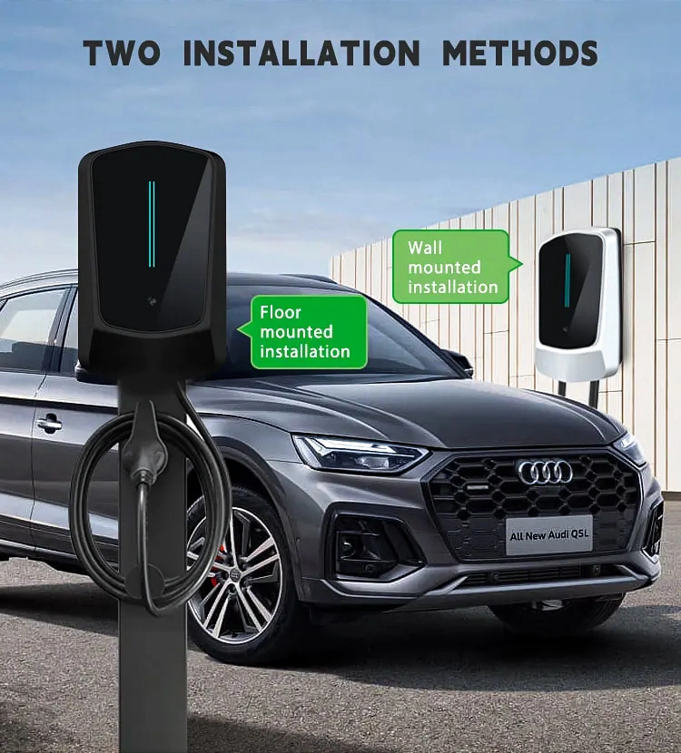 Wholesale EV Charging Station Electric Vehicle Car Charger AC EV Fast Type 2 EV Charging Station 7kw