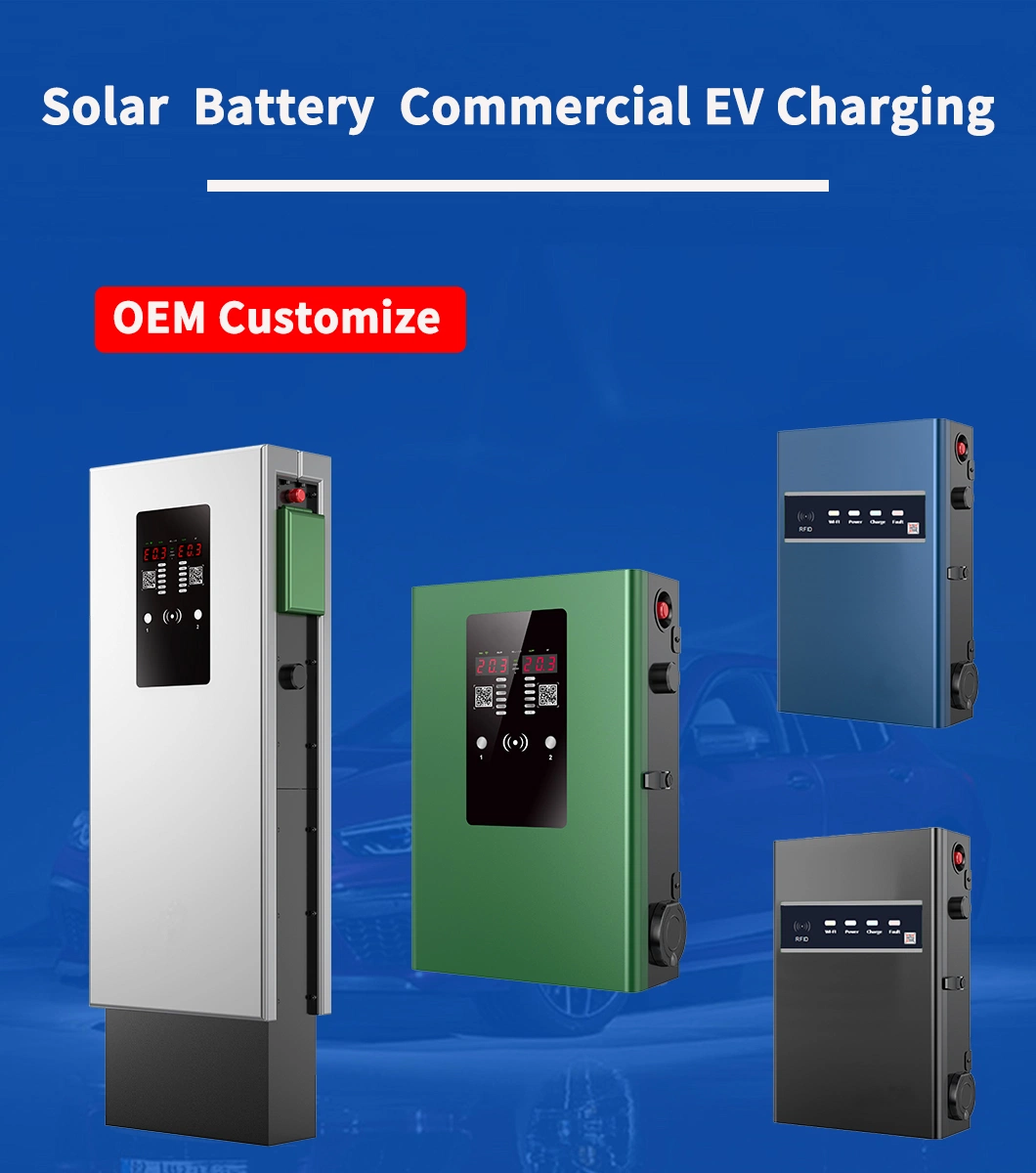 Solar 11kw 16A Solar Electric Vehicle Charging Station Commercial Car Charger Photovoltaic Systems with Solar Power Battery Car Chargers