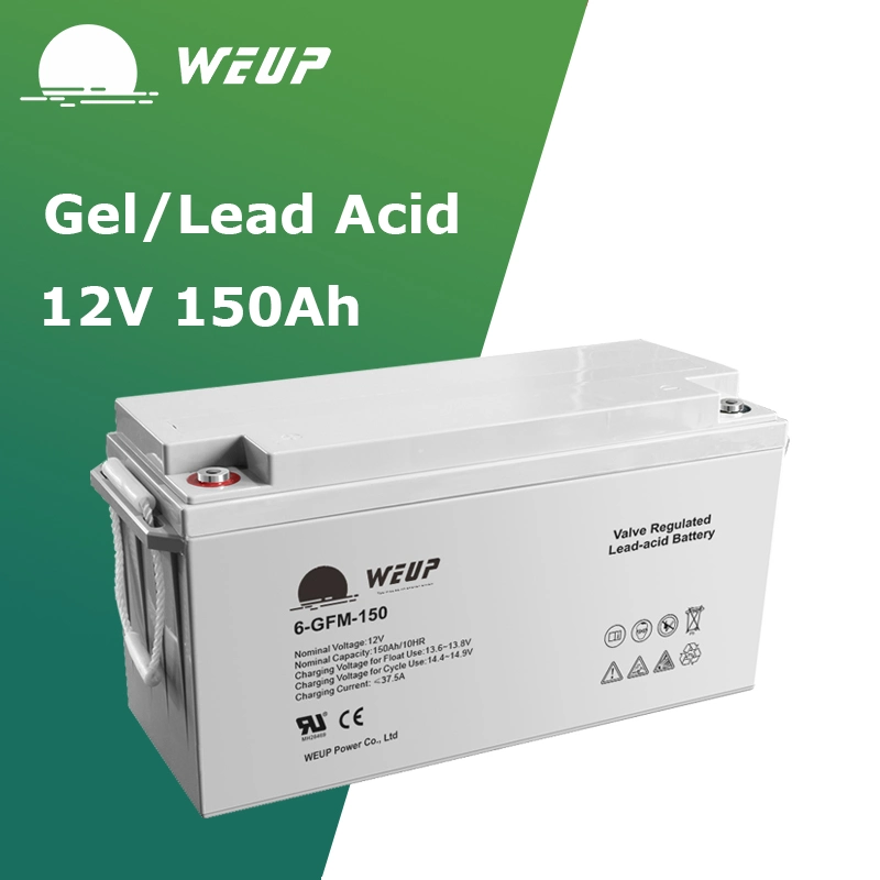 12V 150ah 200ah 250ah Gel VRLA Solar Maintenance-Free Sealed Lead Acid Storage Battery