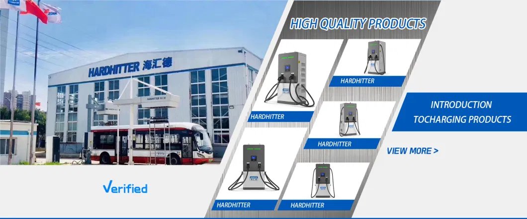 Hardhitter China Original Brand 180kw DC Fast EV Charger CCS GB/T Chademo Connector Dual Guns Public Commercial Floor Mounted DC EV Charging Station