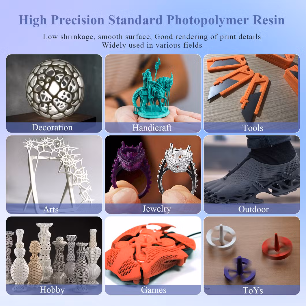 High Wax Red Color Jewelry Casting Resin 3D Printing Resin for DLP LCD Printer