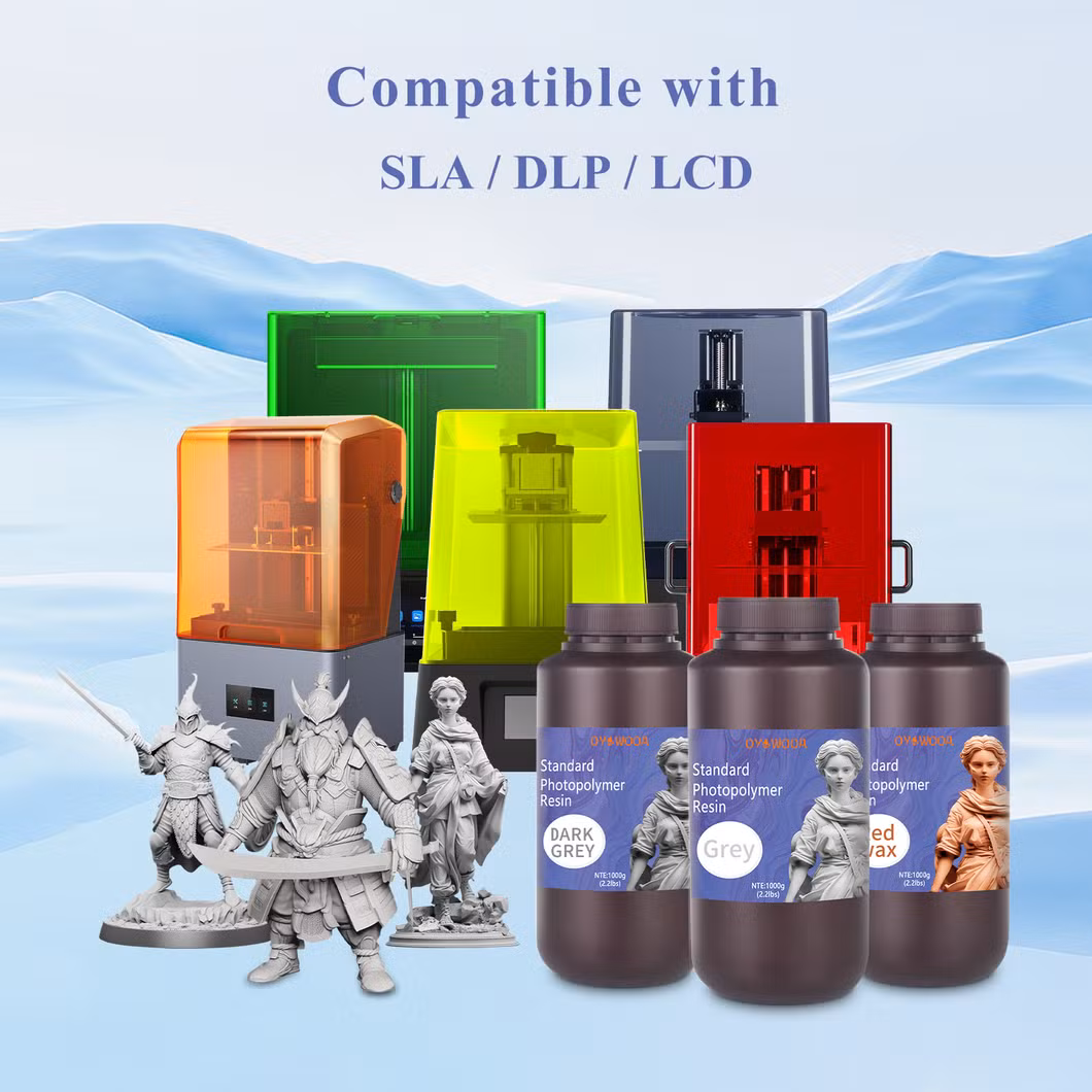 High Wax Red Color Jewelry Casting Resin 3D Printing Resin for DLP LCD Printer