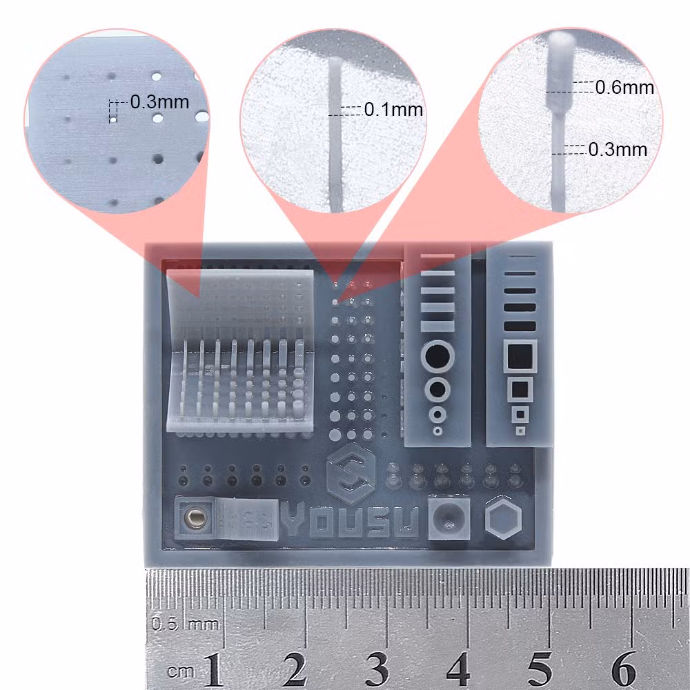 Popular Used 3D Printers Water Washable Resin LCD Standard Photopolymer for 405nm UV Curing Light High Resolution &amp; Reliable 3D Printing Resin 1000g
