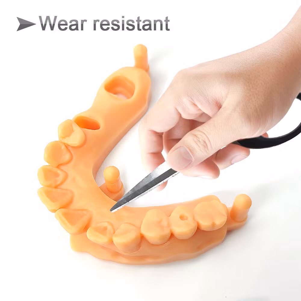 3D UV-Curing Dental Medical Care Resin 405nm Dental Model Resin with Lower Shrinkage &amp; High Precision 3D Slp/LCD Printers Easy-Print Dental Resin 1000g