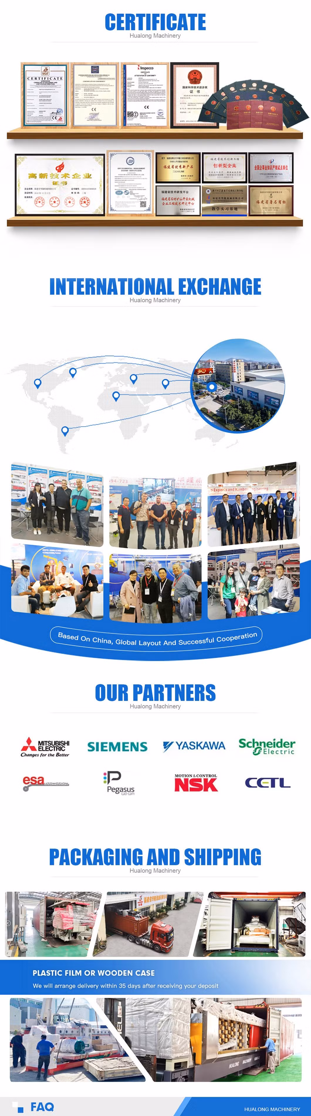 Hualong Machinery CE/ISO Marble/Granite Block Gang Saw Super Thin Wire Saws Multi Function CNC Stone Cutting Machine Hlmw-100/150 in Greece, Qarta, Oman, Egypt