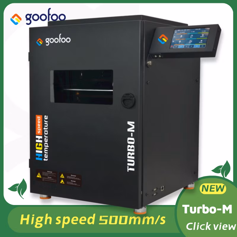 High Speed New Design Fdm 3D Printer Fast Multicolor Printing Full Enclosed Metal Direct Extruder 3D Printers Machine for Industrial Home DIY