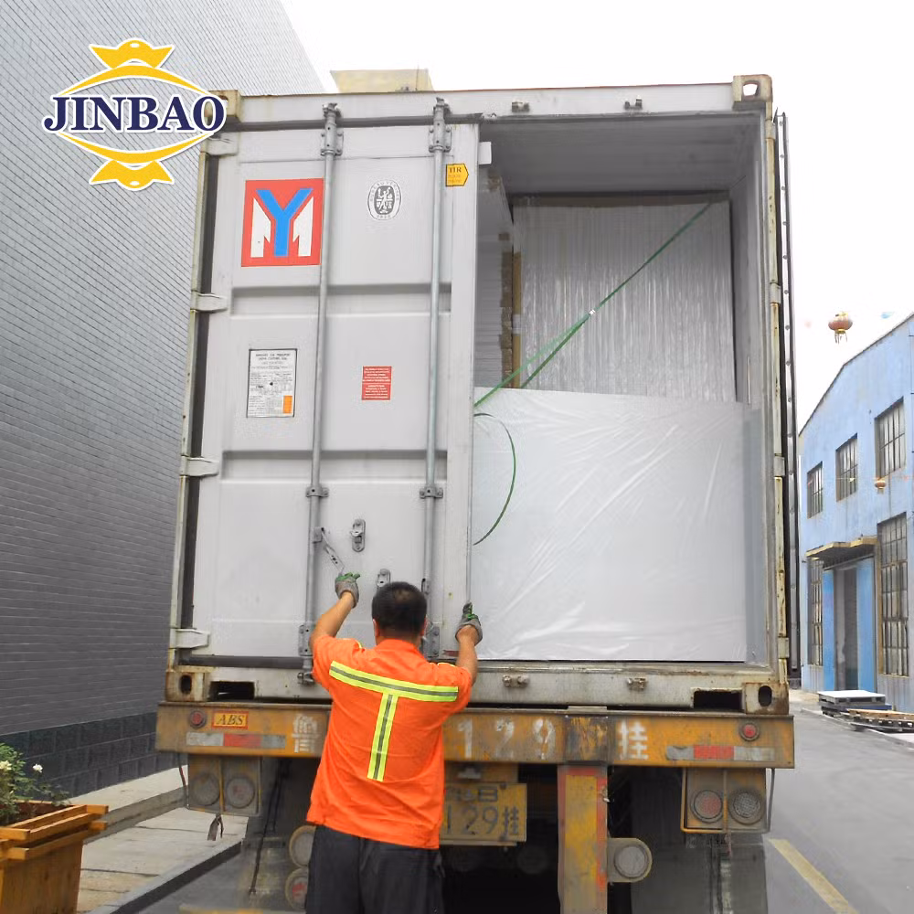 Jinbao 1220X2440mm 2050X3050mm White PVC Foam Board Pattern Wood China Supplier for Furniture