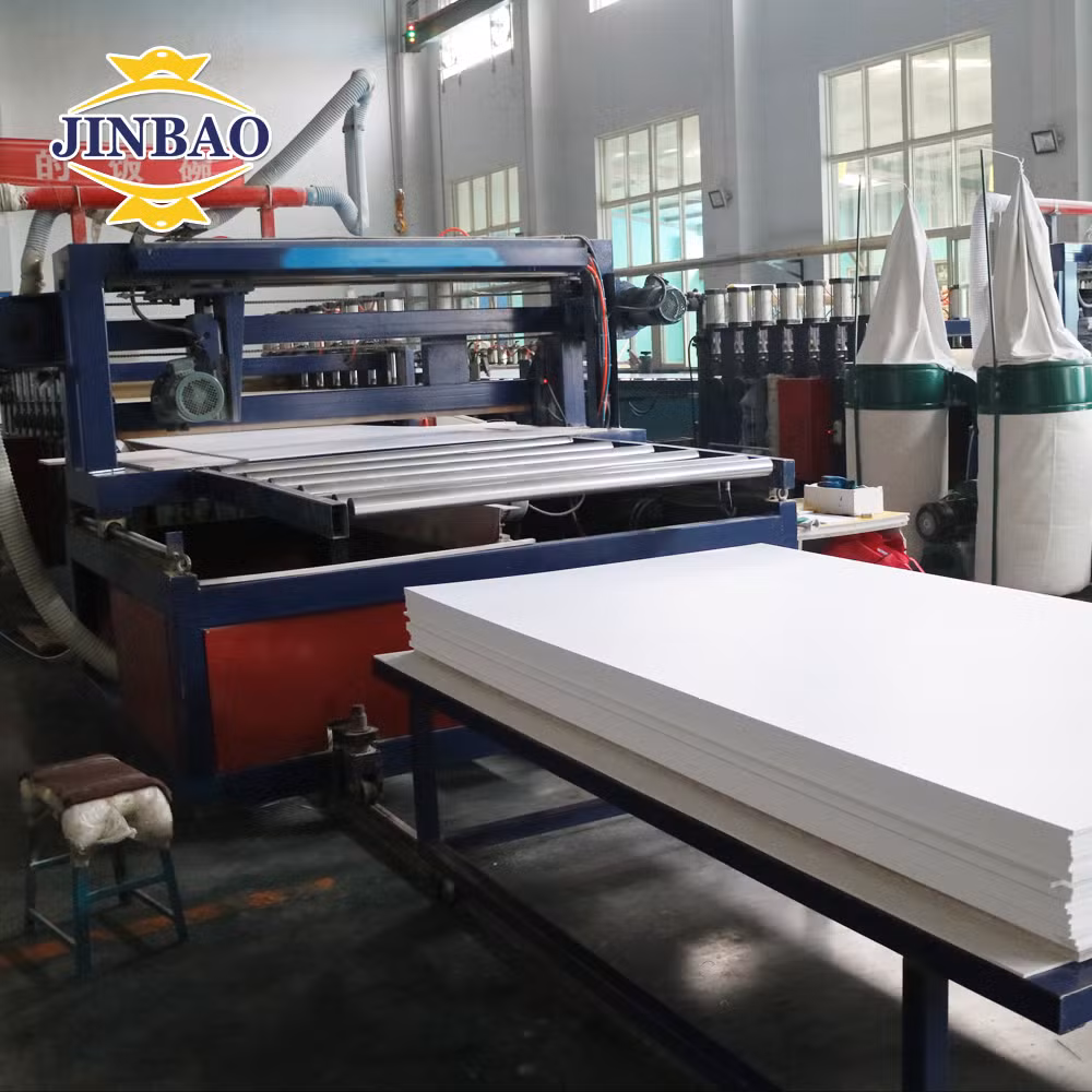 Jinbao 1220X2440mm 2050X3050mm White PVC Foam Board Pattern Wood China Supplier for Furniture