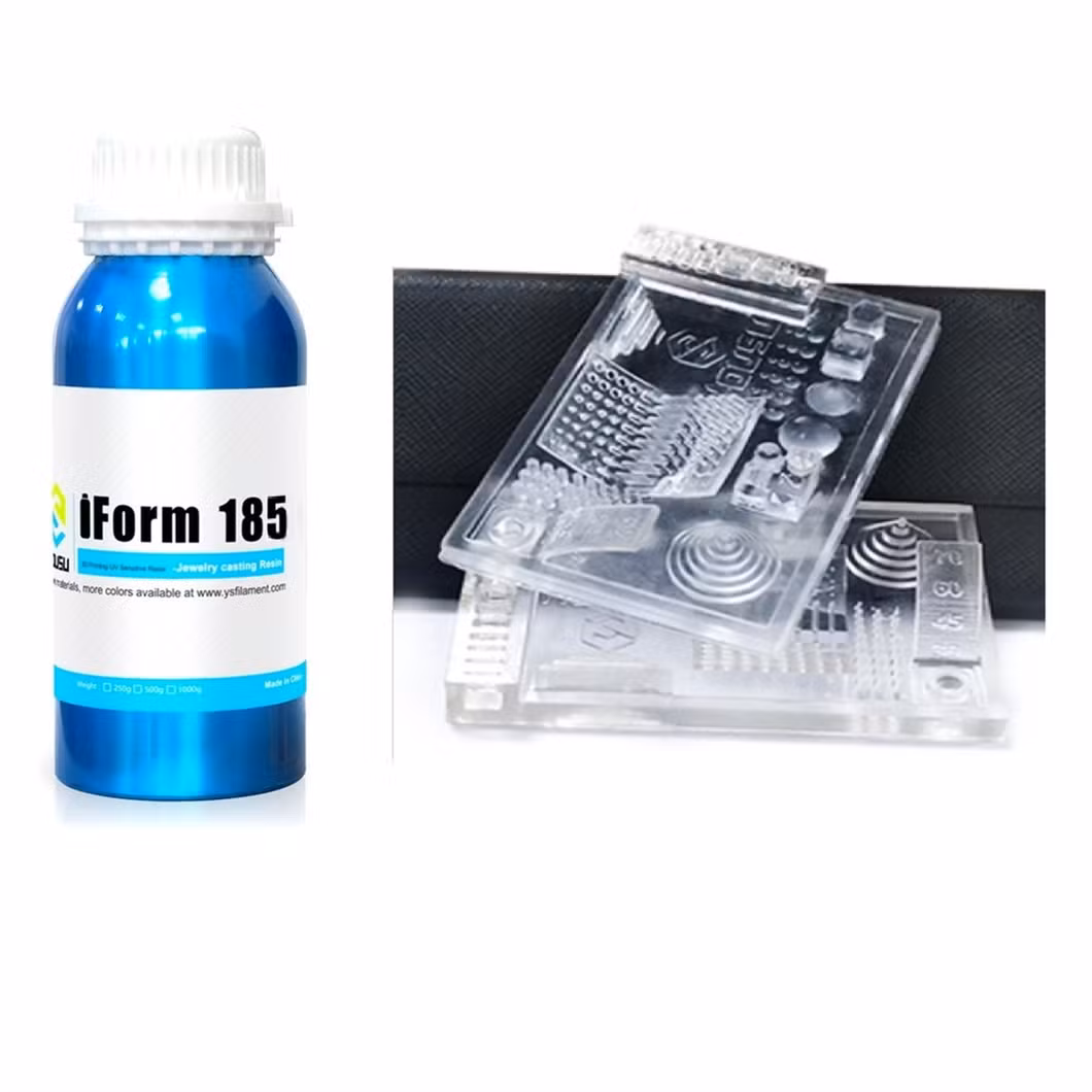 Yousu 3D Jewellery Manufacturing 3D Casting Jewellery Resin for LCD 3D Printer Wax Casting UV-Curing Resin 405nm Photosensitive Liquid Green UV Resin 500g