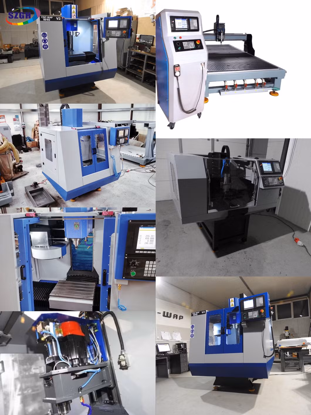 Semi-Closed Loop CNC Milling Controller 3axis 4axis 5axis Kit with Servo Motor and Driver Support C-Axis Positioning