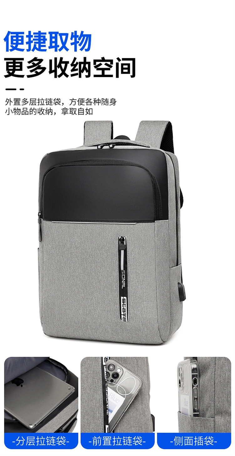 Zonxan Men Backpacks Student School Shoulder Bags Canvas Laptop Backpack School Bookbag Traveling Backpack Men Woman Travel Bag