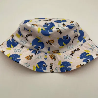 Gorra de moda Cartoon Bird Full Print Children′ S Gorra Con Posicionamiento Inca 100% Forro de algodón