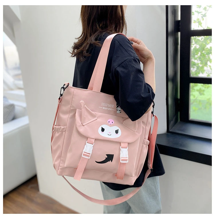 Simple One Shoulder Handbag Small Fresh Versatile Bag Fashion College Student Classroom Study Bag Oxford Cloth Bag Women&prime;s Bag