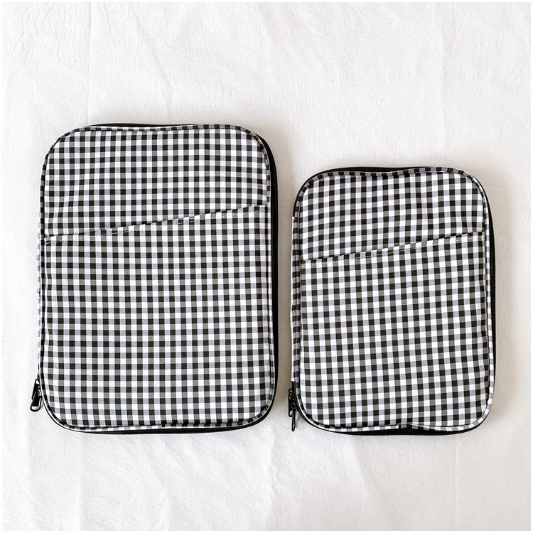 Wholesale Plaid iPad Computer Bag 13.2 Inch Tablet Protection Bag 15.6 Inch Notebook Storage Bag Inner Laptop Bag