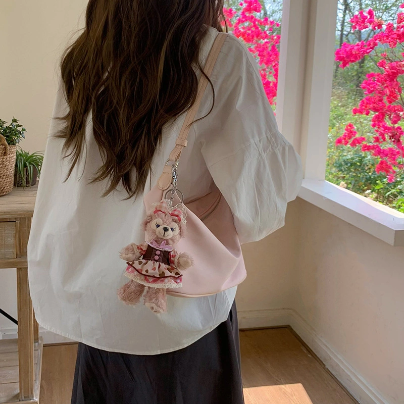 Spring and Summer Light Weight Waterproof Nylon Oxford Cloth Korean Ins Style Dumpling Armpit Shoulder Messenger Small Female Bag