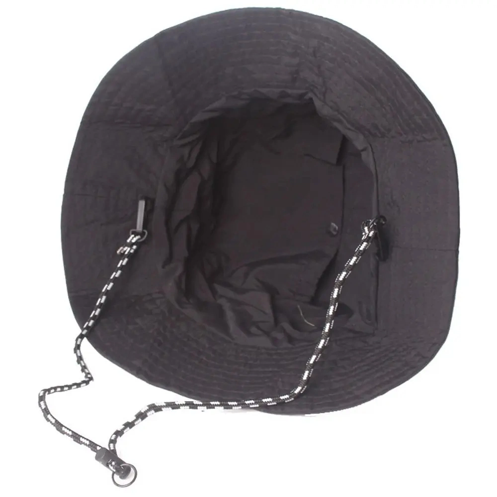 Unisex Foldable Waterproof Bucket Hat with Backpack Clip Quick Dry Sunshade for Outdoor Hats