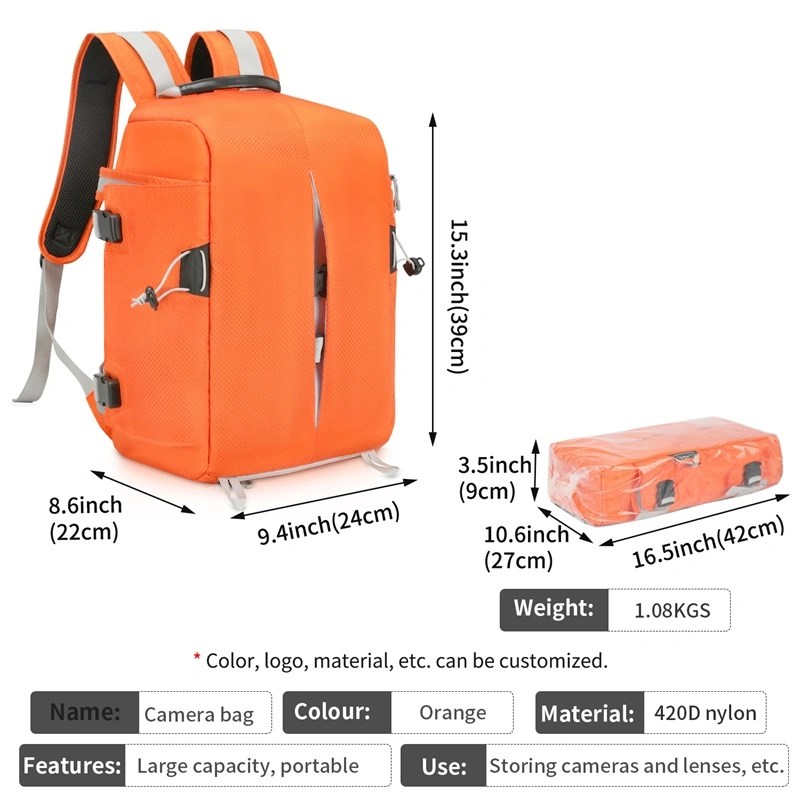 Outdoor Photography Hiking Travel Professional Camera Bag Backpack