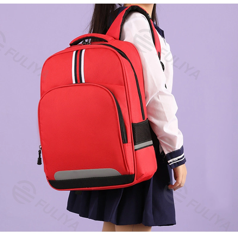 Fuliya Teenager Student Backpack for Children Large Capacity Custom Kid Backpack School Bag