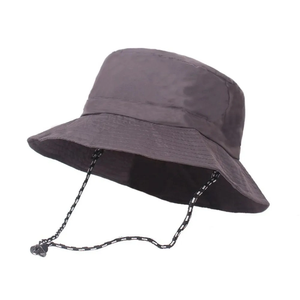 Unisex Foldable Waterproof Bucket Hat with Backpack Clip Quick Dry Sunshade for Outdoor Hats